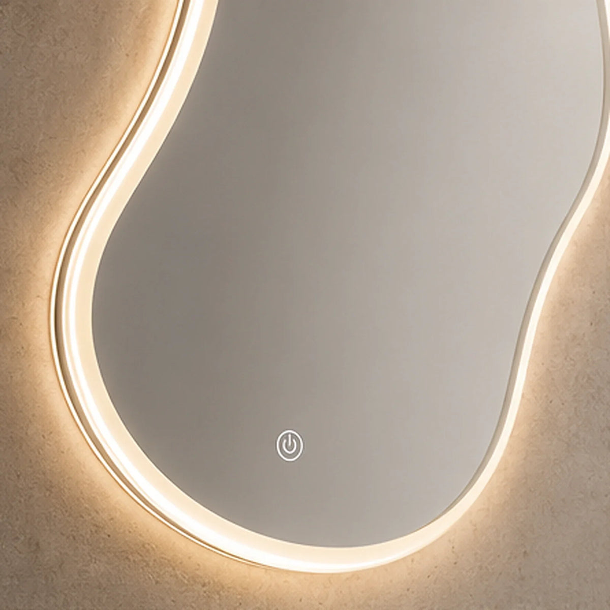 Espelho Orgânico Aura LED 3 Cores