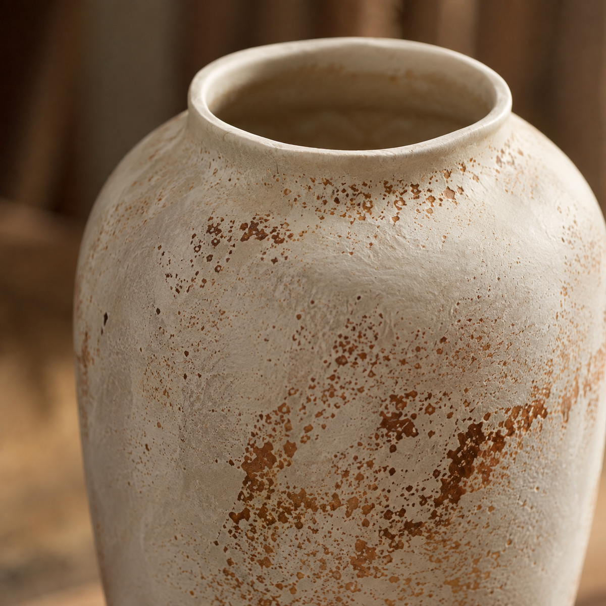 Vaso Ravena em Cerâmica Texturizada
