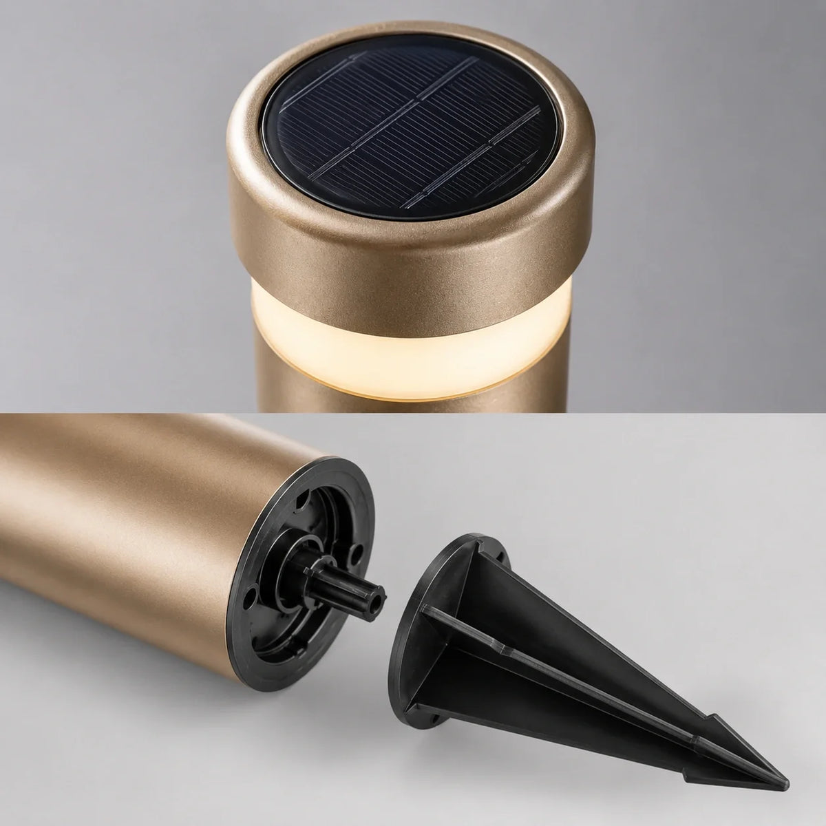 Conjunto de Balizadores Solares Nalu em Alumínio