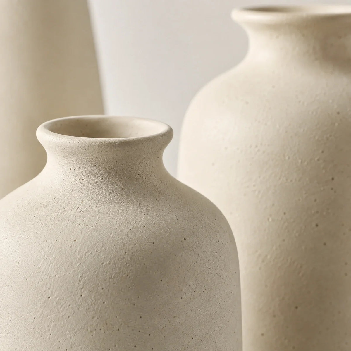 Conjunto de Vasos Maelle em Cerâmica com 3 Peças