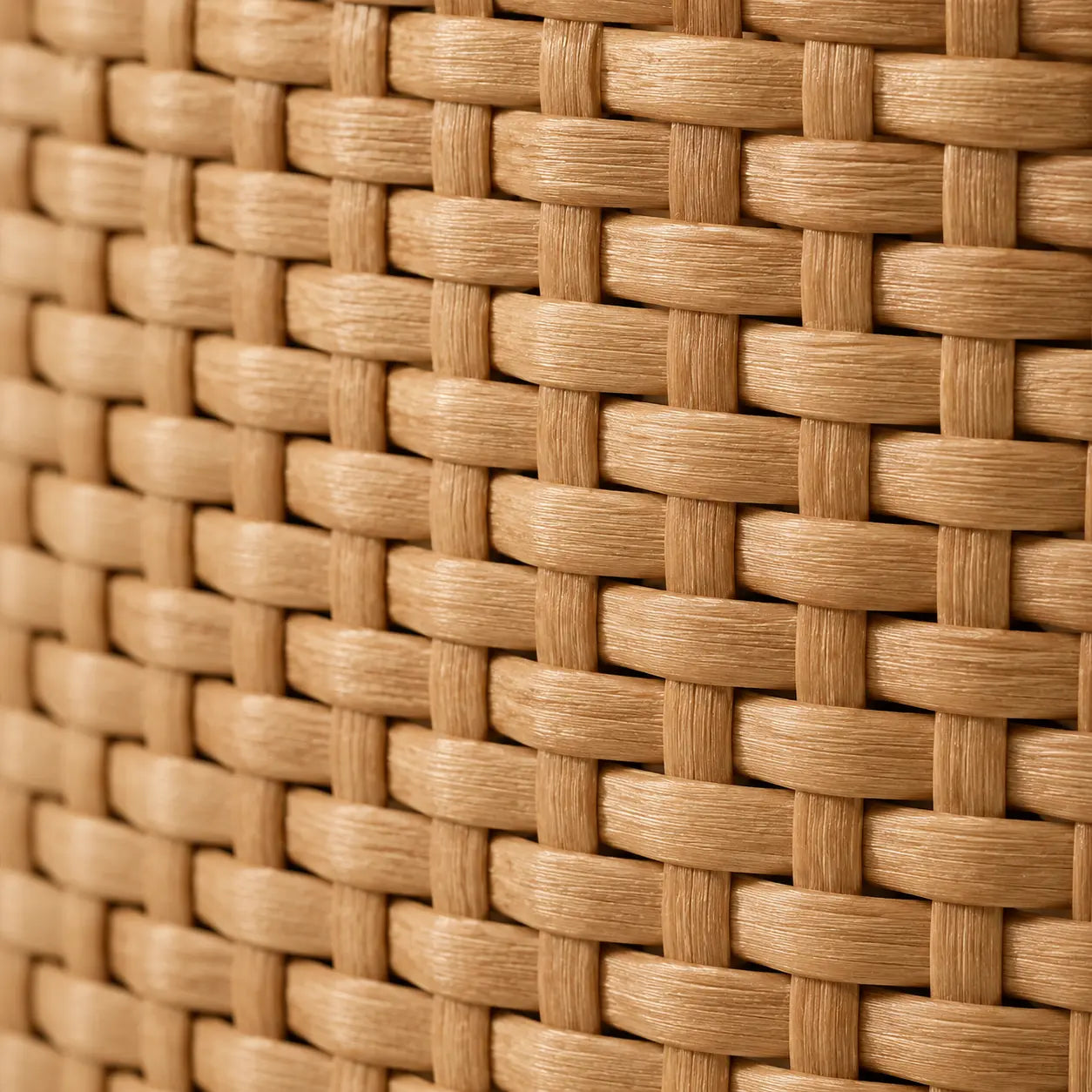 Cesto de Roupas Liora em Rattan Natural e Freijó