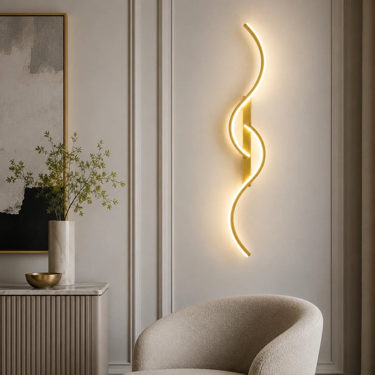 Arandela Aria LED Escultural