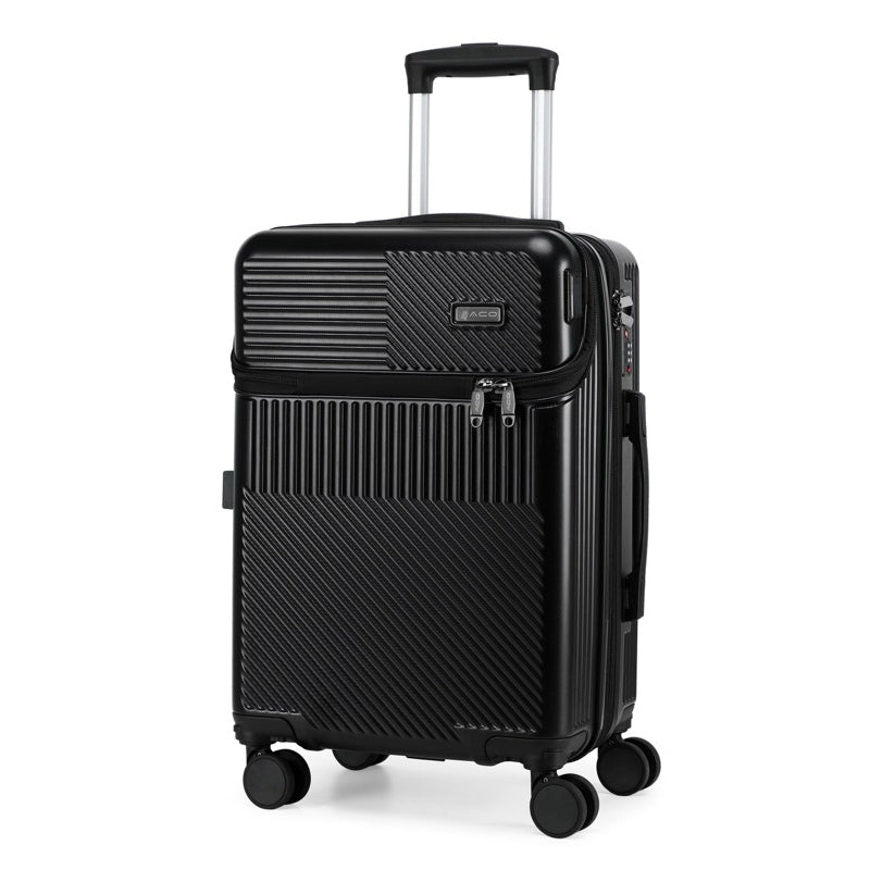 Mala De Bordo 10KG com bolsa de computador maderial novo PC Rodas 360 Promoçao MARCA ACO