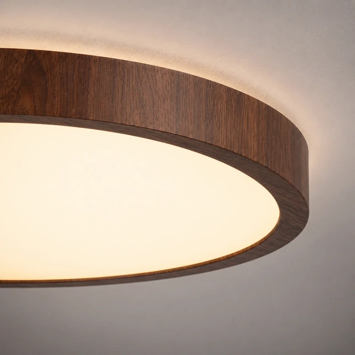 Plafon LED Liora 24W com Acabamento Nogueira