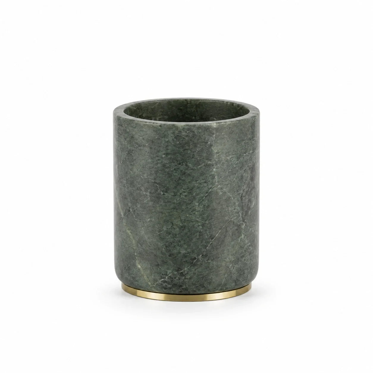 Porta-Utensílios Maíra em Pedra-Sabão e Latão