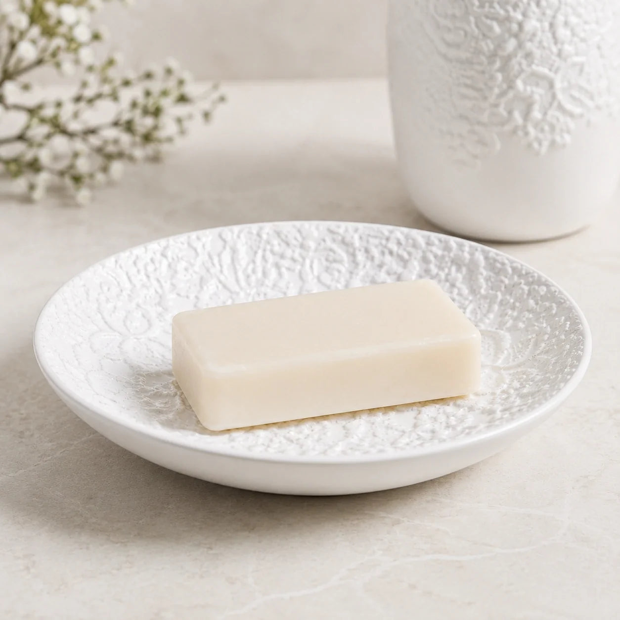 Kit Lavabo Éloise em Cerâmica – 4 Peças