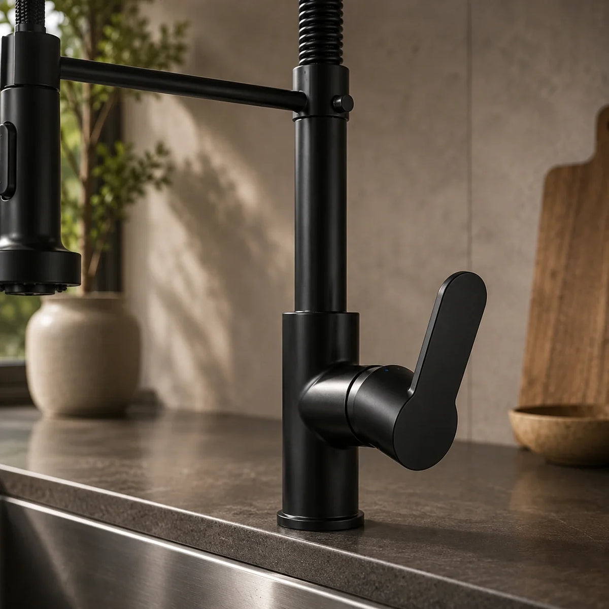 Torneira Gourmet Monocomando para Cozinha Vellora com Ducha Extensível